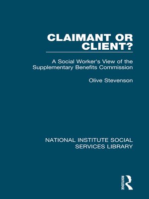 cover image of Claimant or Client?